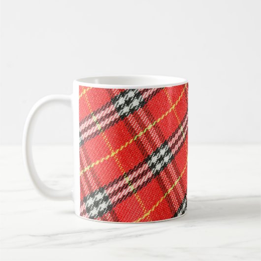 Mug Tartan motif / texture utilisée comme arrière - pl (Gauche)