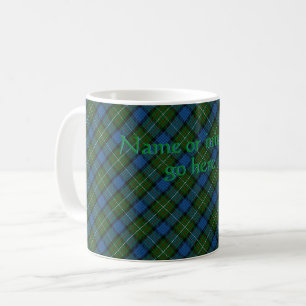 Mug Tartan officiel Fergusson avec monogramme / nom