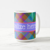 Mug Tartan personnalisé (Devant droit)