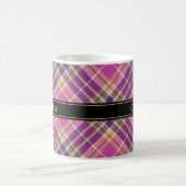 Mug Tartan rose, or et bleu (Centre)