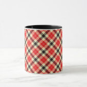 Mug Tartan rouge et noir (Centre)