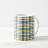 Mug Tartan sans joint, motif plaid. Arrière - plan. Vi (Devant droit)