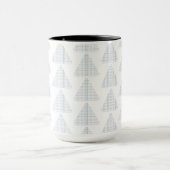 Mug Tartan Triangles bleu (Centre)