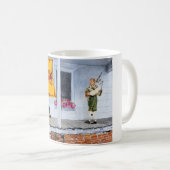 Mug Tartans Écossais Drapeau de l'Écosse Cornemuseux (Devant droit)
