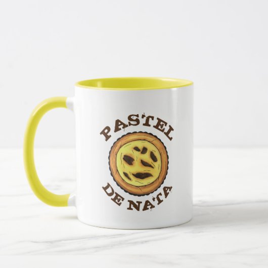 Mug Tarte à l'oeuf de garde portugaise Pastel Pastéis  (Gauche)