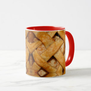 Mug Tarte à tarte à la pomme croûte rouge brun