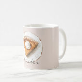 Mug Tarte au potiron sur une assiette (Devant droit)