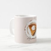 Mug Tarte au potiron sur une assiette (Devant gauche)