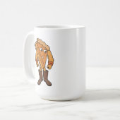 Mug Tarte Forte Portant Des Bottes (Devant gauche)