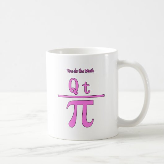 Mug Tarte quart pi de Cutie (Droite)