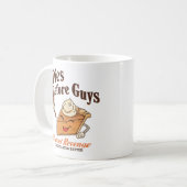 Mug Tartes avant les mecs - Blague de dessert drôle po (Devant gauche)