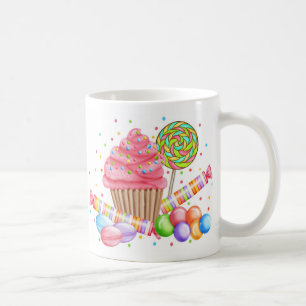 Mug Tartes de bonbon à lucette de sucrerie de petit