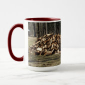 Mug Tas de bois (Gauche)