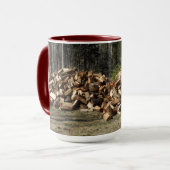 Mug Tas de bois (Devant gauche)