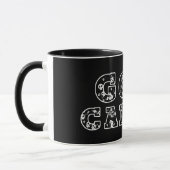 Mug T'as du bonbon ? Halloween noir et blanc (Gauche)