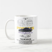 Mug Tasa Porsche GT3 RS  (Gauche)