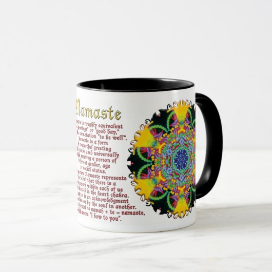 Mug Tasmanie Namaste (Devant droit)