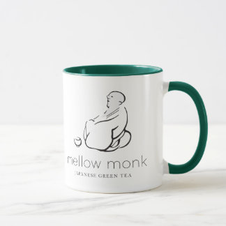 Mug Tasse, 15 onces style., blanc et vert de sonnerie