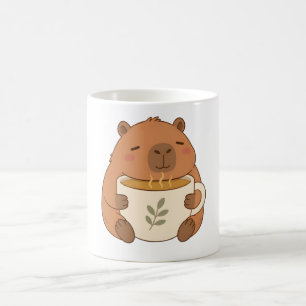 Mug Tasse à Café avec un Capybara Mignon qui Embra