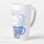 Mug Tasse à Thé Bleu de Latte Licorne Étoilée Fant (Angle droit)