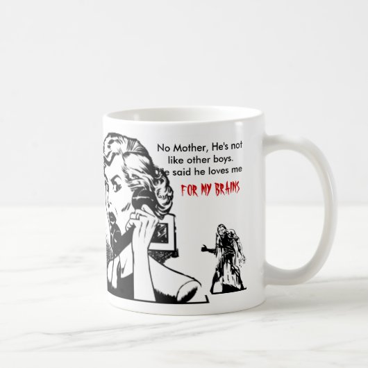 Mug Tasse, ami de zombi (Droite)