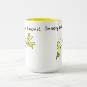 Mug tasse, banane, homme, Noël (Centre)