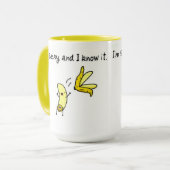 Mug tasse, banane, homme, Noël (Devant gauche)