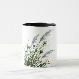 Mug "Tasse botanique dorée élégante"