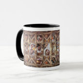 Mug tasse, chapelle de Sistine, fresque (Devant gauche)