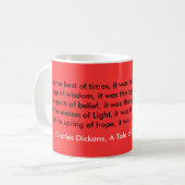 Mug Tasse, Charles Dickens, un conte de deux villes (Devant gauche)