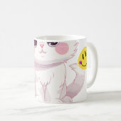 Mug "Tasse Chat Mignon aux Pattes Nuageuses" (Devant droit)