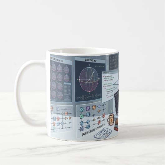 Mug Tasse Chat Mignon Laboratoire Quantique (Gauche)