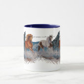 Mug Tasse, chevaux dans le surf II (Centre)