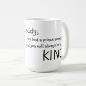 Mug Tasse/citation "cher papa " (Devant droit)