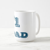 Mug Tasse/citation "PAPA de #1 " (Devant droit)