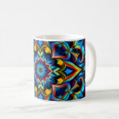 Mug Tasse, Coussin et Design Mandala de Kaléidoscope C (Devant droit)