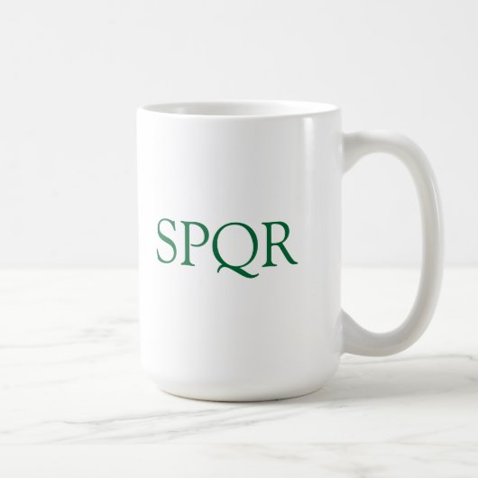 Mug "Tasse de café de SPQR " (Droite)