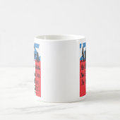 Mug "Tasse de café d'un pain grillé américain" (Centre)