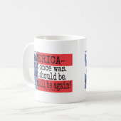 Mug "Tasse de café d'un pain grillé américain" (Devant gauche)