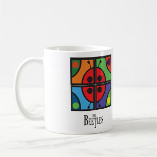 Mug "Tasse de café graphique des scarabées"