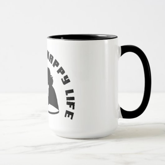 Mug "Tasse de café heureuse de la vie d'épouse (Droite)