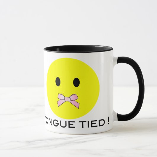 Mug 'TASSE de VISAGE attachée par langue (Droite)