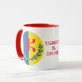 Mug tasse drapeau kabyle (Devant gauche)