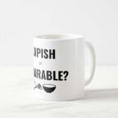 Mug "Tasse espiègle ou excellente du bureau" (Devant droit)