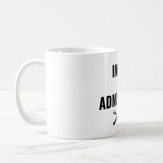 Mug "Tasse espiègle ou excellente du bureau" (Gauche)