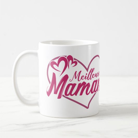 Mug / Tasse Fête des Mères - Meilleure Maman (Gauche)