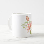 Mug Tasse, fleur, aquarelle (Devant gauche)