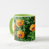 Mug Tasse, fleurs (pavots) (Devant gauche)