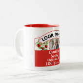 Mug Tasse Fraise Rouge Mignonne 100 Ans (Devant gauche)