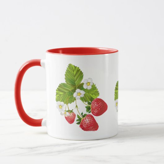 Mug Tasse-Fraises de café (Gauche)